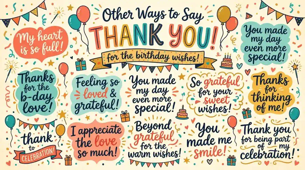 Other Ways to Say Thank You for Birthday Wishes: 150+ Best Messages other-ways-to-say-thank-you-for-birthday-wishes